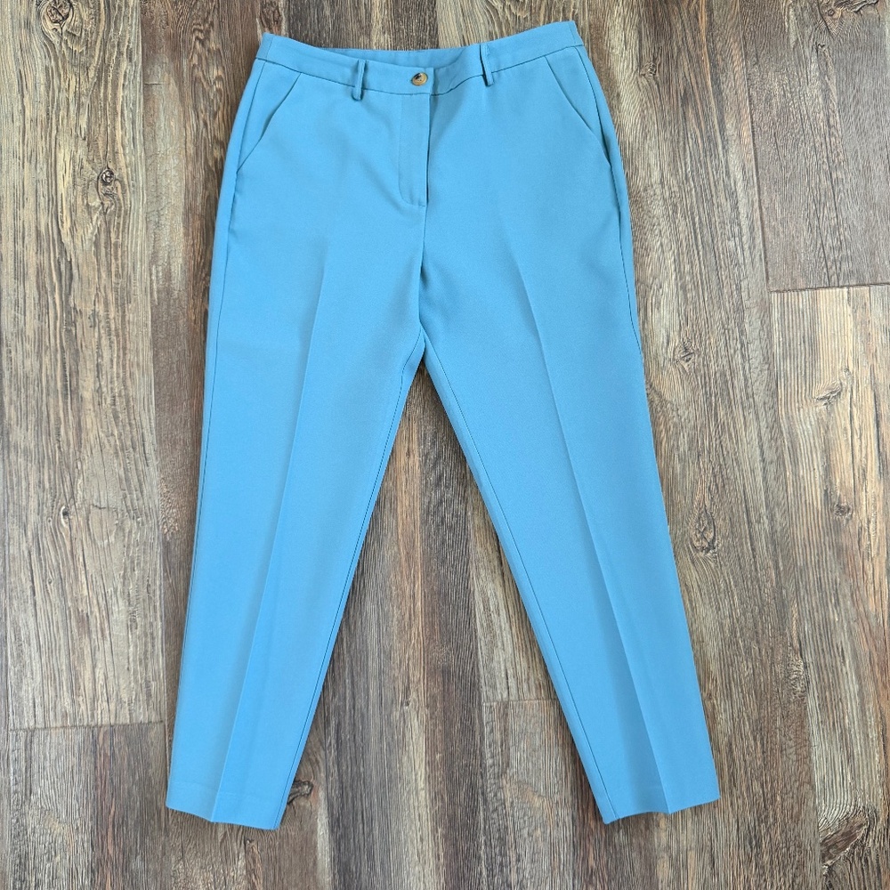 Walter Baker Blue Tailored Ankle Pants Size 8